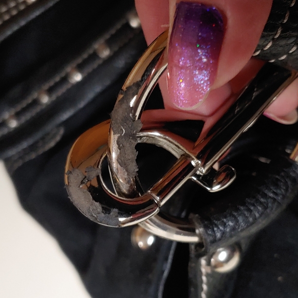 Kathy Van Zeeland Studded Shoulder Bag - Picture 17 of 17